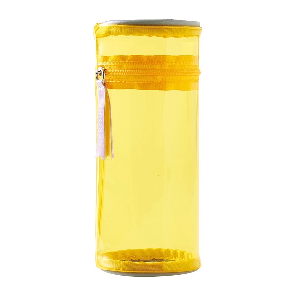 FELISSIMO 授權【貓部】偷偷看著貓咪-透明圓筒造型收納包-細節圖11