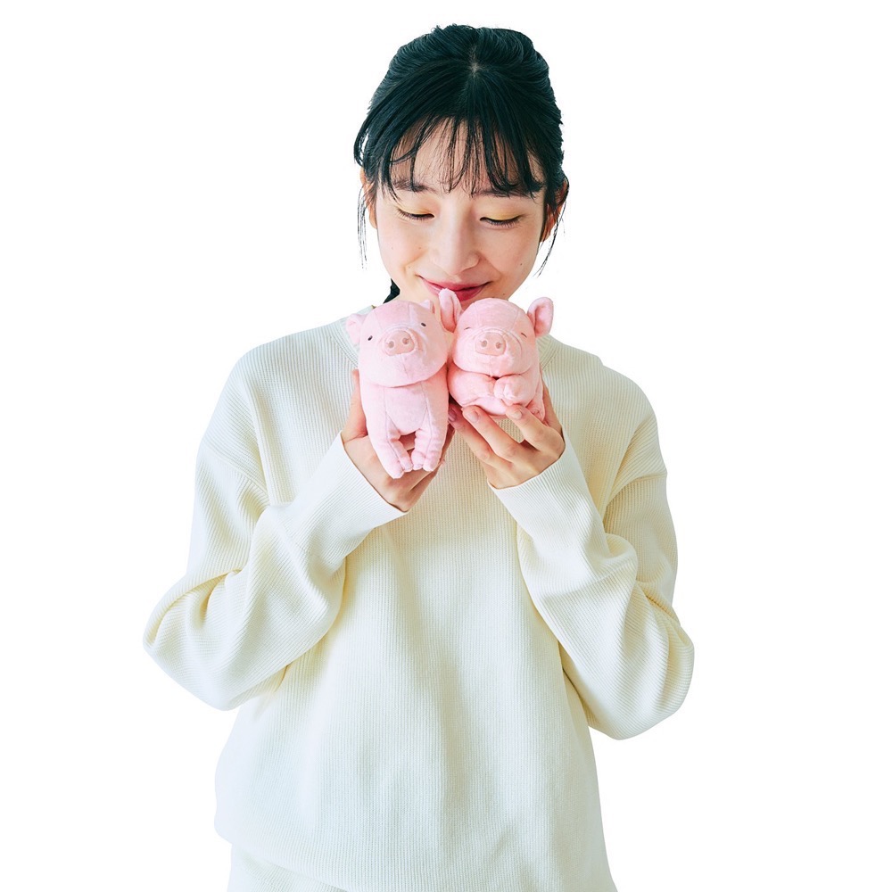 FELISSIMO 授權【YOU+MORE!】三隻小豬造型收納包-細節圖7