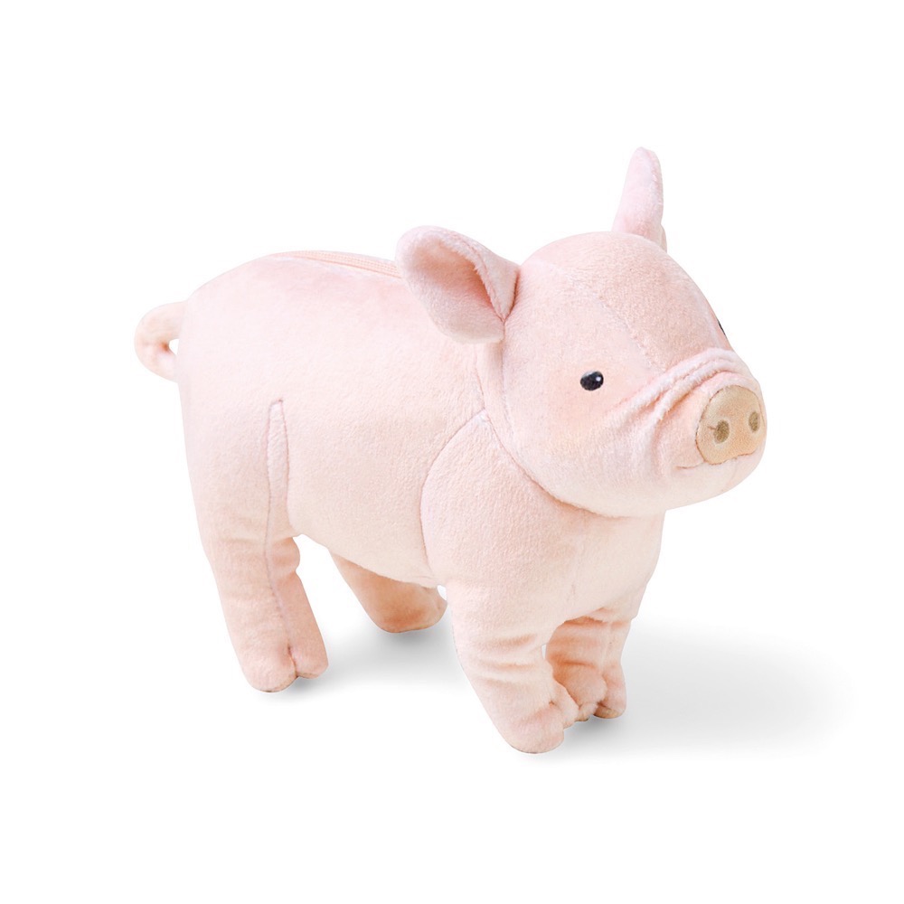 FELISSIMO 授權【YOU+MORE!】三隻小豬造型收納包-細節圖9