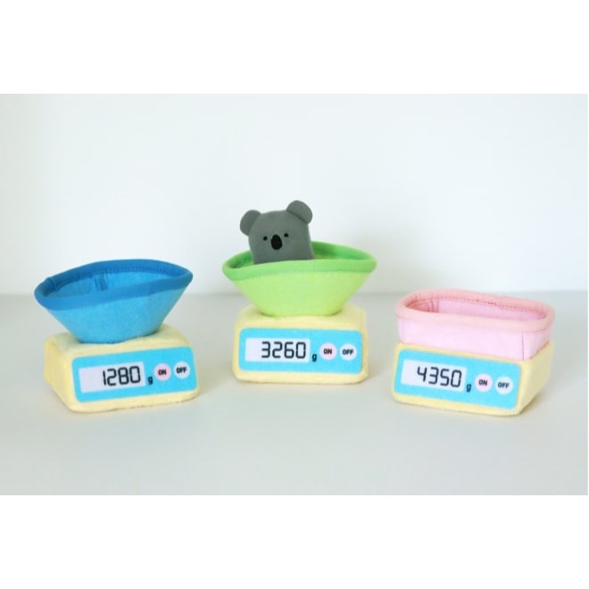 【YOU+MORE!】測量體重的動物寶寶鑰匙圈-細節圖4