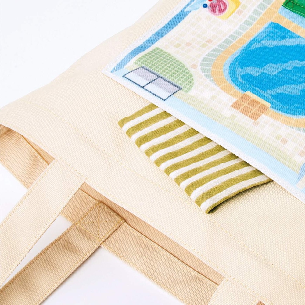 【YOU+MORE!】和風公共澡堂托特包-細節圖4