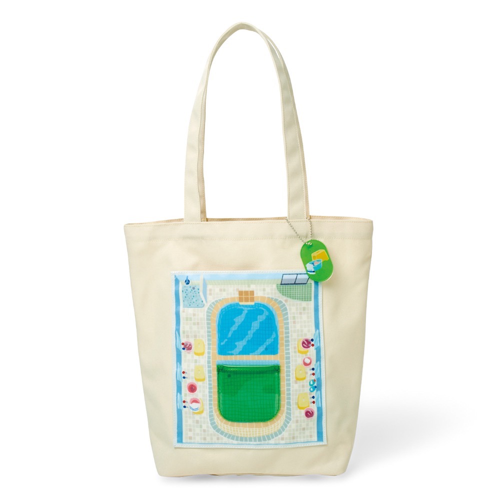 【YOU+MORE!】和風公共澡堂托特包-規格圖7