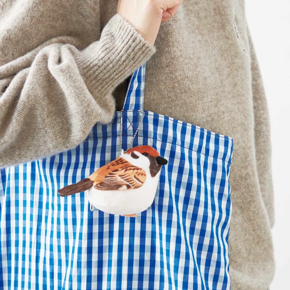 【YOU+MORE!】旭山動物園聯名款-小麻雀零錢包-細節圖2