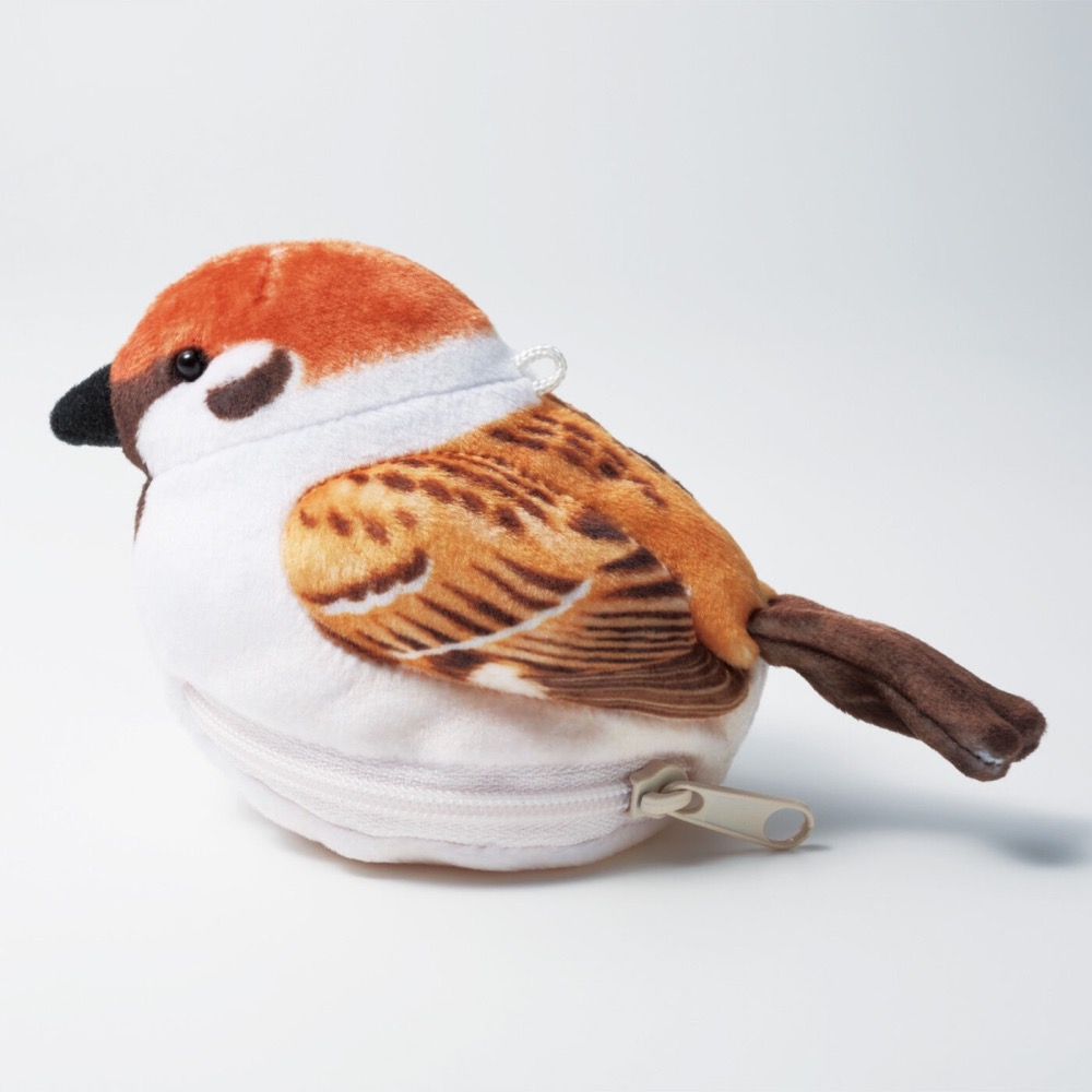 【YOU+MORE!】旭山動物園聯名款-小麻雀零錢包-細節圖4