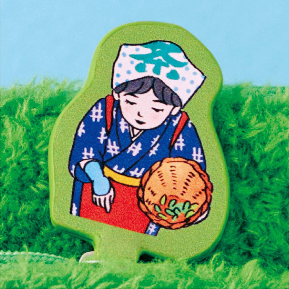 【YOU+MORE!】和風採茶少女收納包-細節圖4