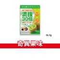 大象的鼻子🐘日本🇯🇵滿腹30倍 糖果 滿腹 水果糖 纖維飽足糖 加藤製菓 巴西莓 草莓牛奶 奇異果 40.7g-規格圖1