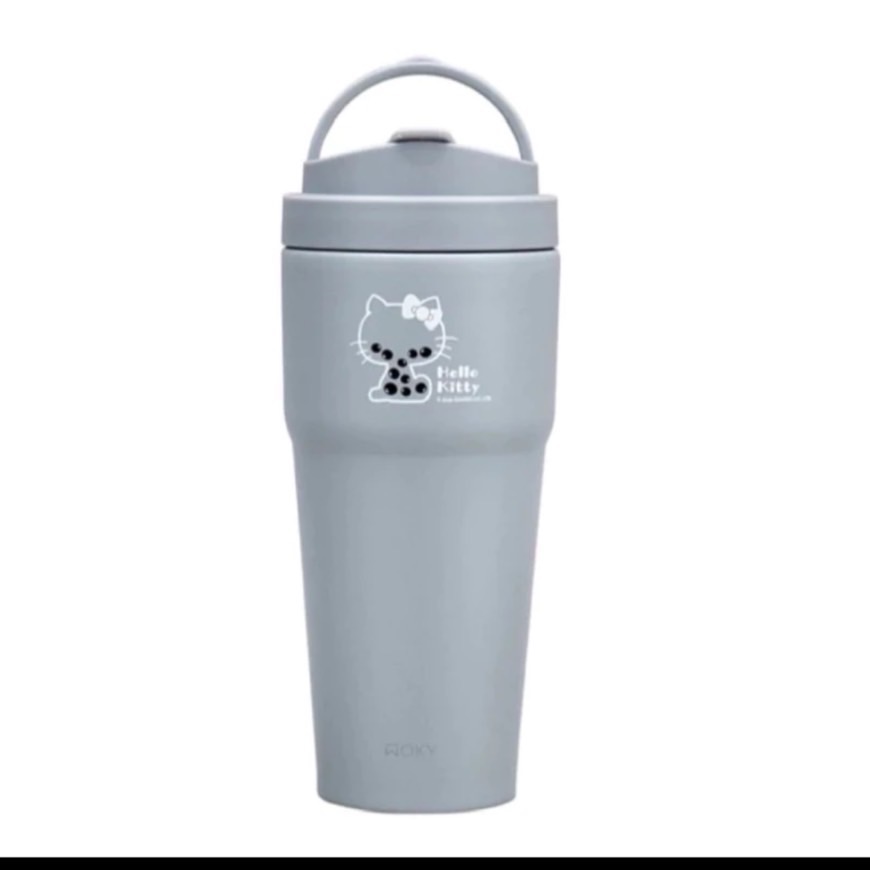 ￼【WOKY X 三麗鷗】 Kitty聯名 手提鈦瓷保溫杯750ml(附吸管)-細節圖3