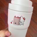 ￼【WOKY X 三麗鷗】 Kitty聯名 手提鈦瓷保溫杯750ml(附吸管)-規格圖8