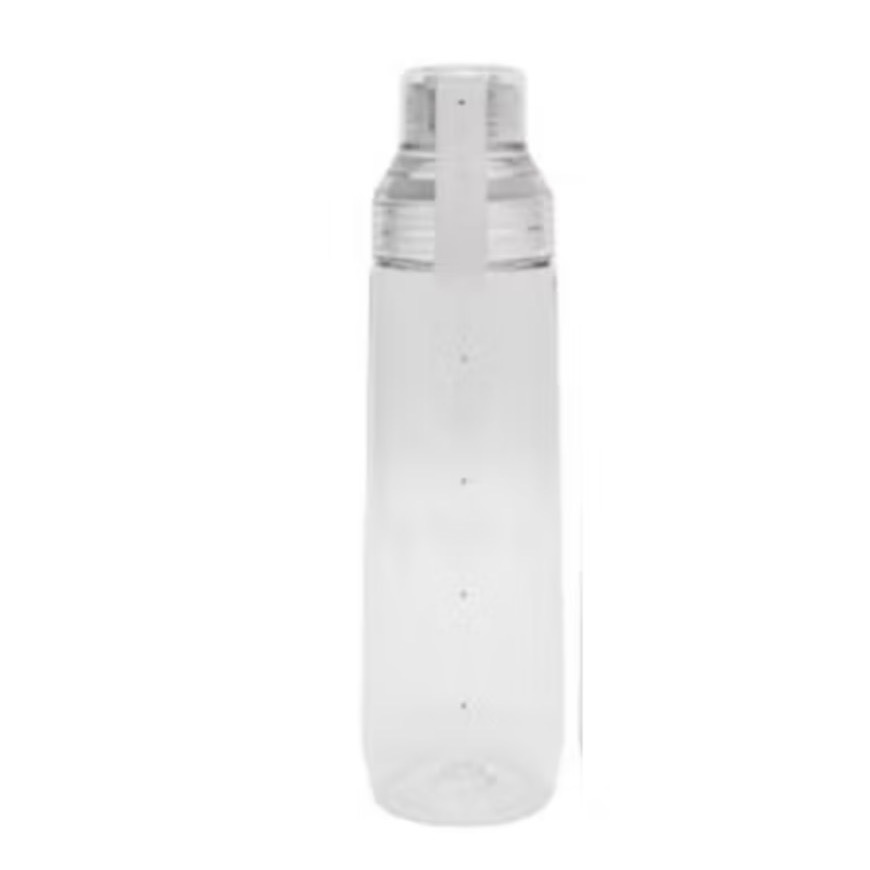 ￼原廠公司貨 （台灣製）品牌印花 透明隨行杯 [●●]渾圓杯-ECOZEN®880ml(附彈跳吸管)-規格圖1