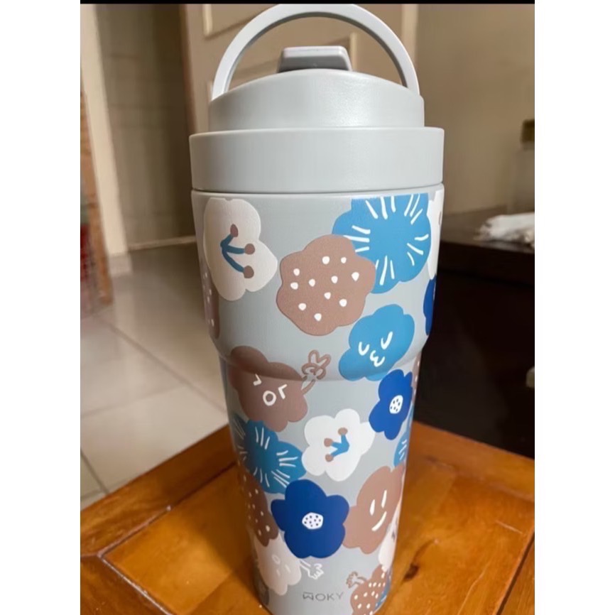 【WOKY沃廚】-[●●] 2代渾圓杯-聯明款手提保溫杯770ml-細節圖7