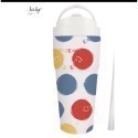 ￼【WOKY沃廚】hahababy聯名-(●●)渾圓杯-手提保溫杯770ml(擁抱點點款)-規格圖2