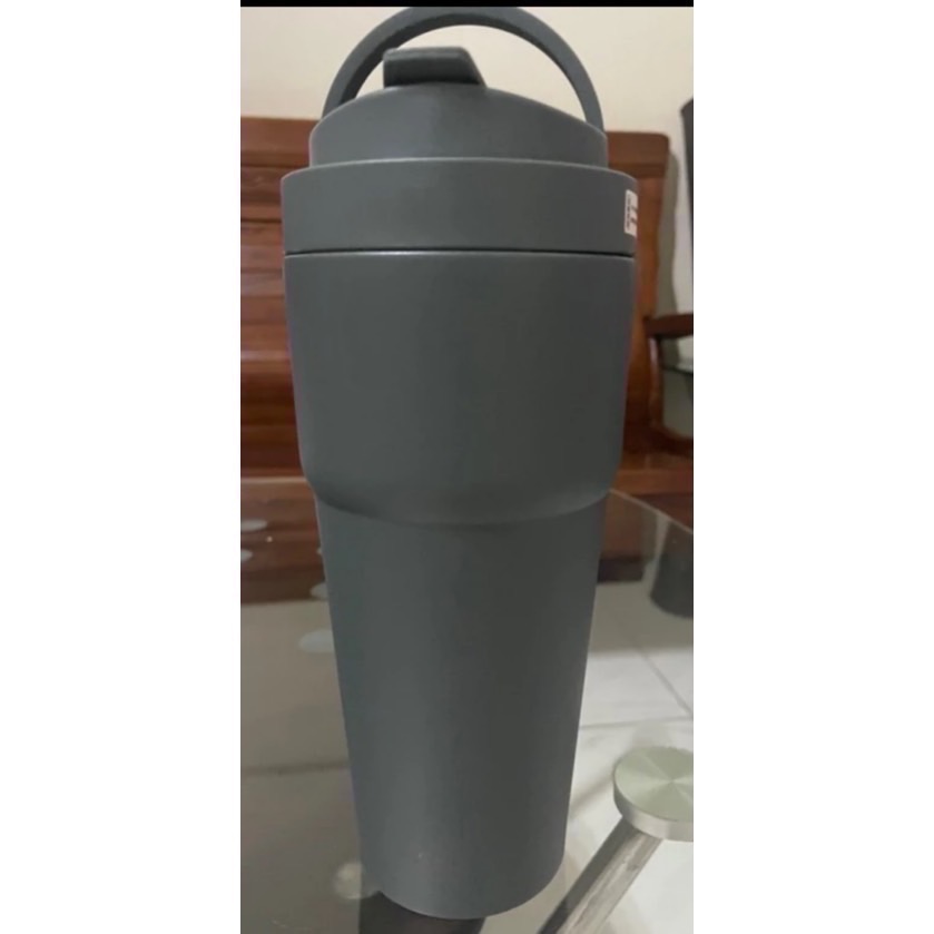 ￼【WOKY 沃廚】●●渾圓杯-2代手提雙層陶瓷易潔層保溫杯750ml/550ml(不附吸管）-細節圖4