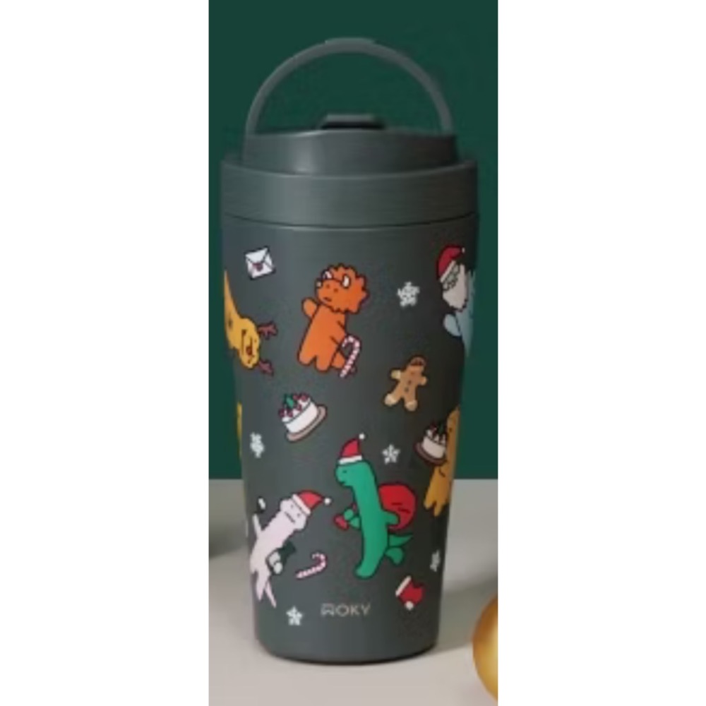 ￼【WOKY 沃廚】●●渾圓杯-2代手提雙層陶瓷易潔層保溫杯750ml/550ml(不附吸管）-細節圖7