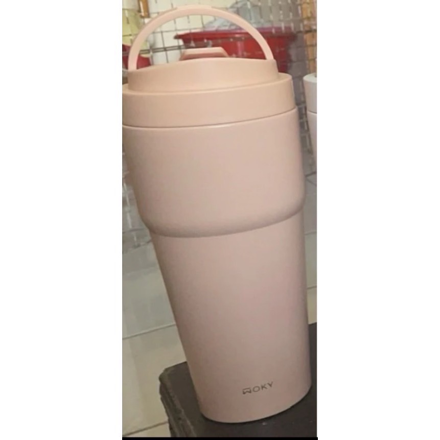 ￼【WOKY 沃廚】●●渾圓杯-2代手提雙層陶瓷易潔層保溫杯750ml/550ml(不附吸管）-規格圖7