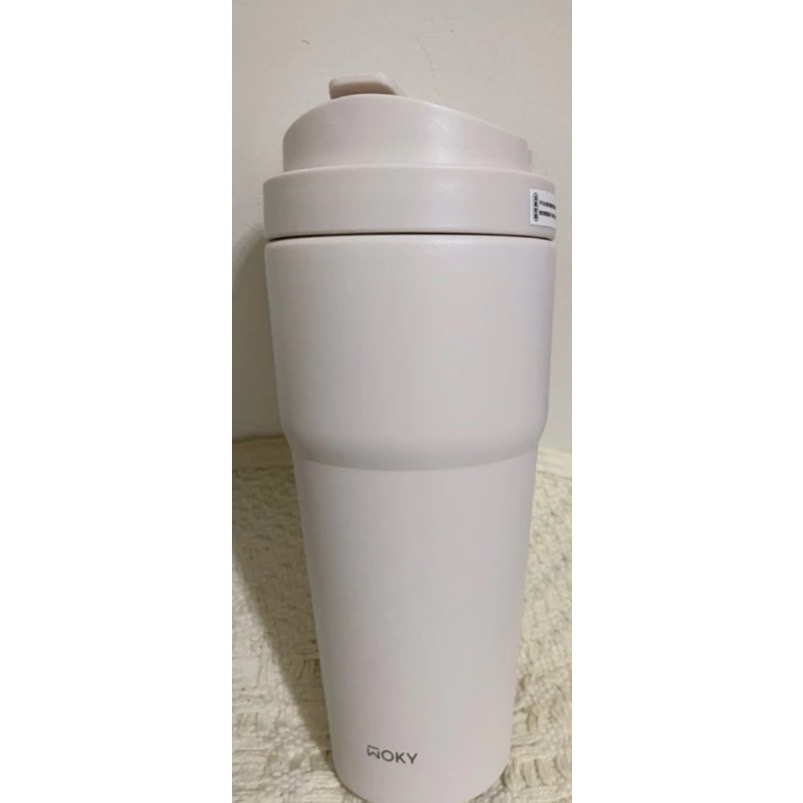 ￼【WOKY 沃廚】●●渾圓杯-2代手提雙層陶瓷易潔層保溫杯750ml/550ml(不附吸管）-規格圖7