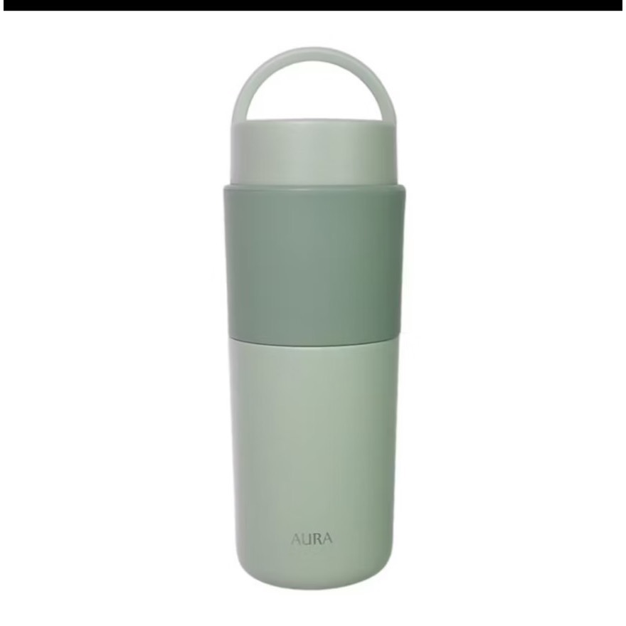 ￼【AURA 艾樂】隨行提手真陶瓷保溫杯525ml-規格圖2