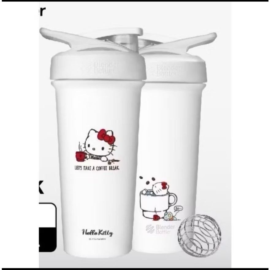 ￼Blender Bottle Strada三麗鷗Sanrio 按壓防漏不鏽鋼保溫杯740ml-規格圖1