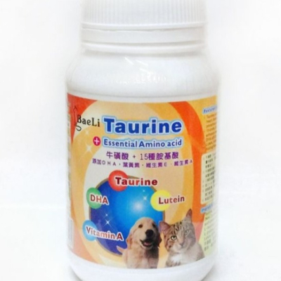 百粒 BaeLi Taurine牛磺酸+15種綜合胺基酸 100g罐裝 # 犬貓適用 #