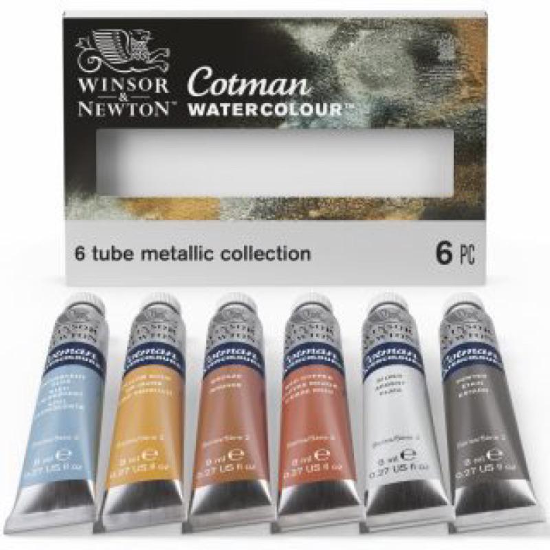 winsor&newton Metallic Collection 0390703 8ml 溫莎牛頓 金屬色 6色 條狀-細節圖2