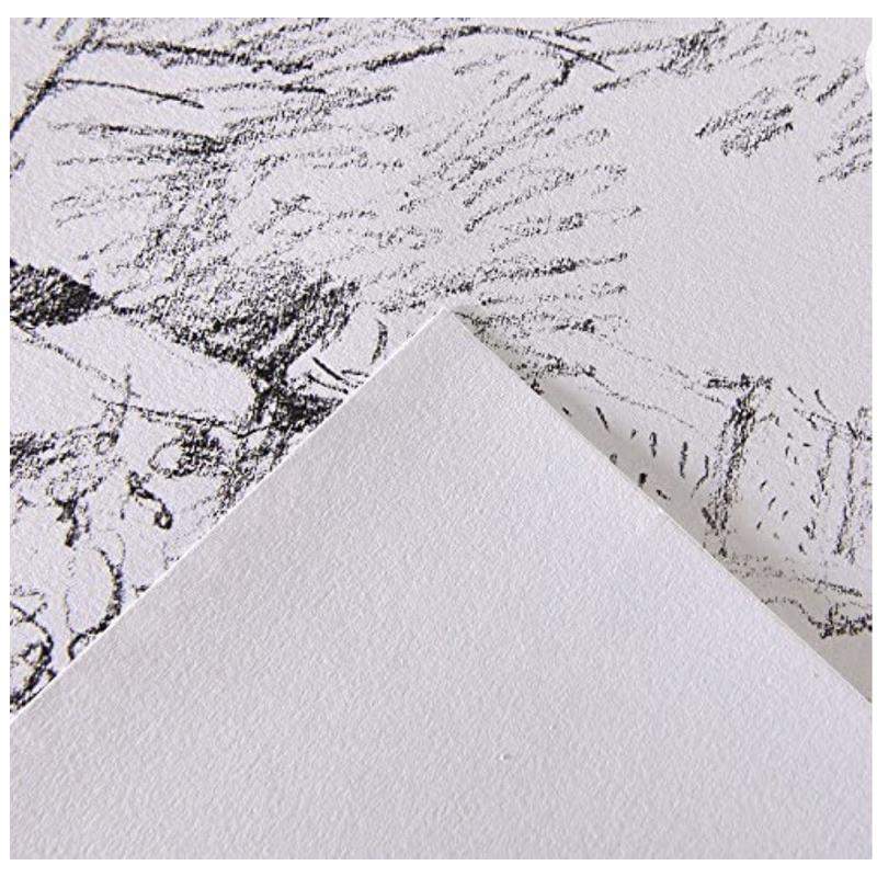 康頌 CANSON 1557 180g A4 A5 White Drawing Paper Pad 超白素描紙 圈裝素描-細節圖2