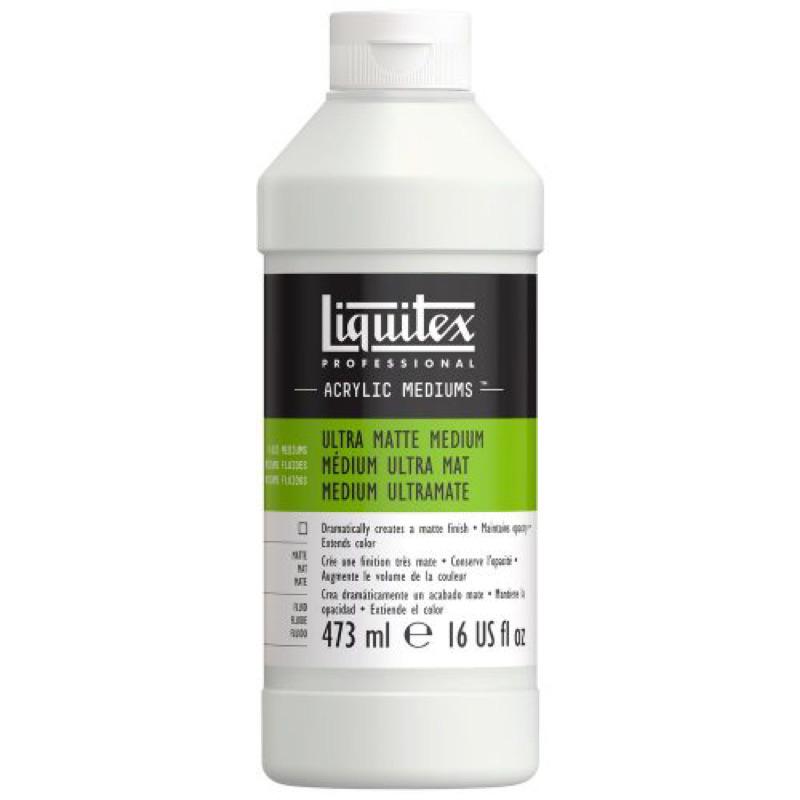 Liquitex ULTRA MATTE MEDIUM 5608 237ml 超消光 超平光調和劑 麗可得-細節圖2