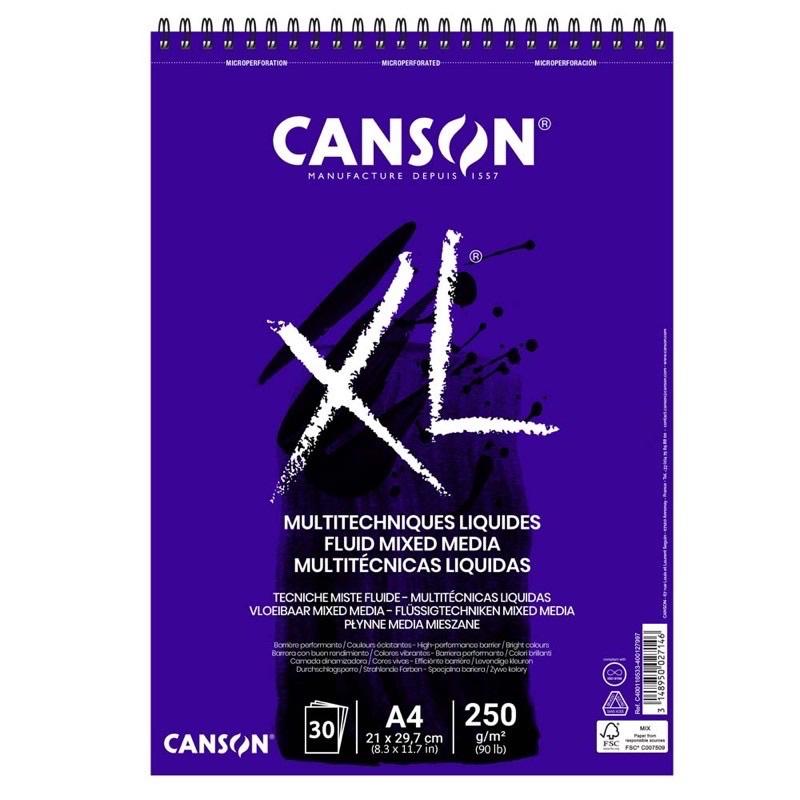 小資族 10張 水彩紙 Canson XL Aquarelle A4 300g 中粗BRISTOL MixMedia-細節圖4