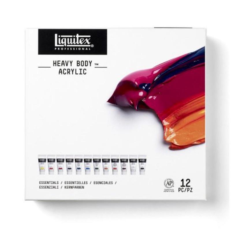 新品 Liquitex Heavy body set 3699357 12x22ml 22ml 濃稠專家級壓克力-細節圖3