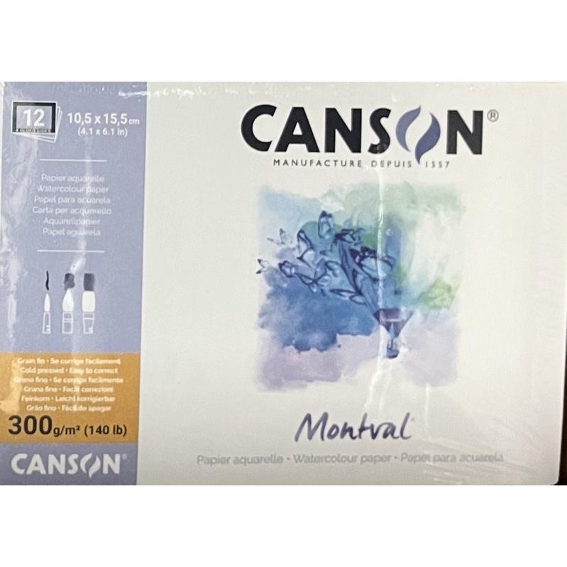 CANSON Montval 300g 10,5 x15.5 cm 6532 12張 康頌 夢法兒 明信片 冷壓水彩紙-細節圖2