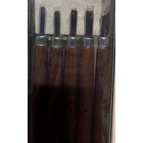 好物出清 花黎木 雕刻刀套組 5件組 雕刻刀-細節圖2