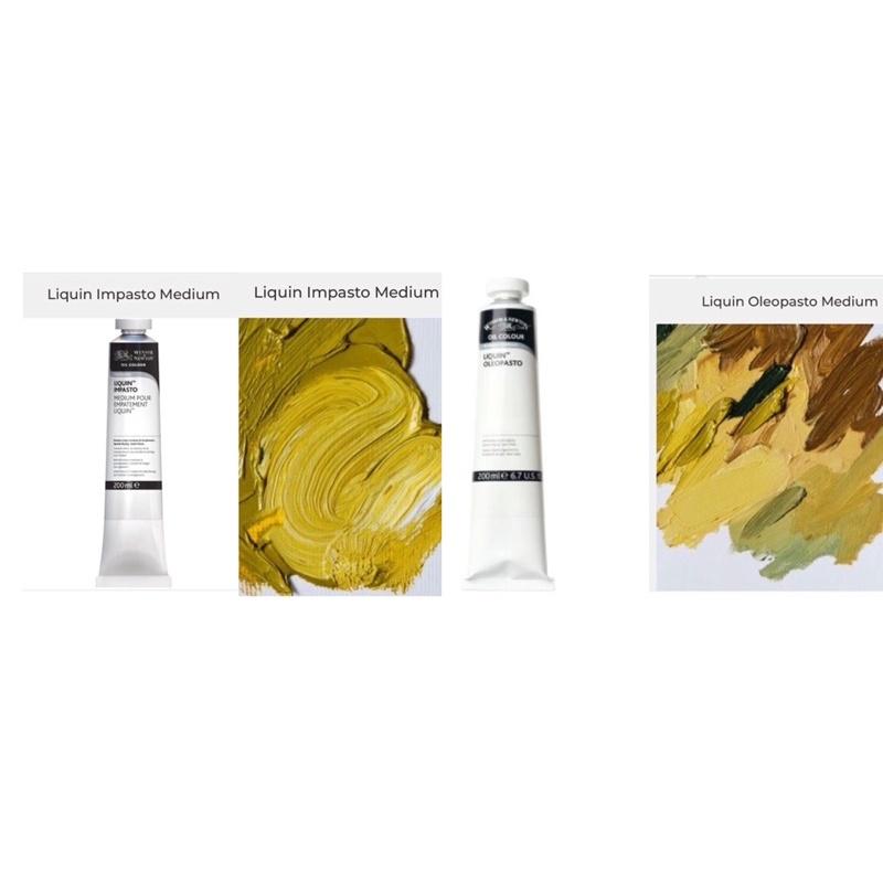 Difference Between Oleopasto Liquin and Impasto Mediums