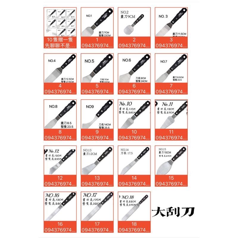 專業 不鏽鋼畫刀 大 刮刀 Liquitex LARGE KNIVES free style 麗可得 油畫壓克力 調色刀-細節圖2