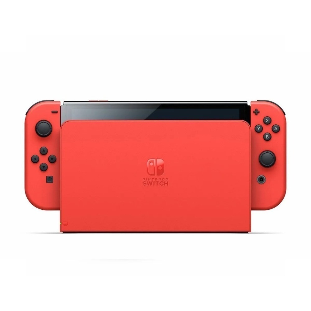 【‎Nintendo任天堂】Switch OLED主機 瑪利歐 亮麗紅 特仕機 一年保固 台灣公司貨 全新現貨-細節圖3