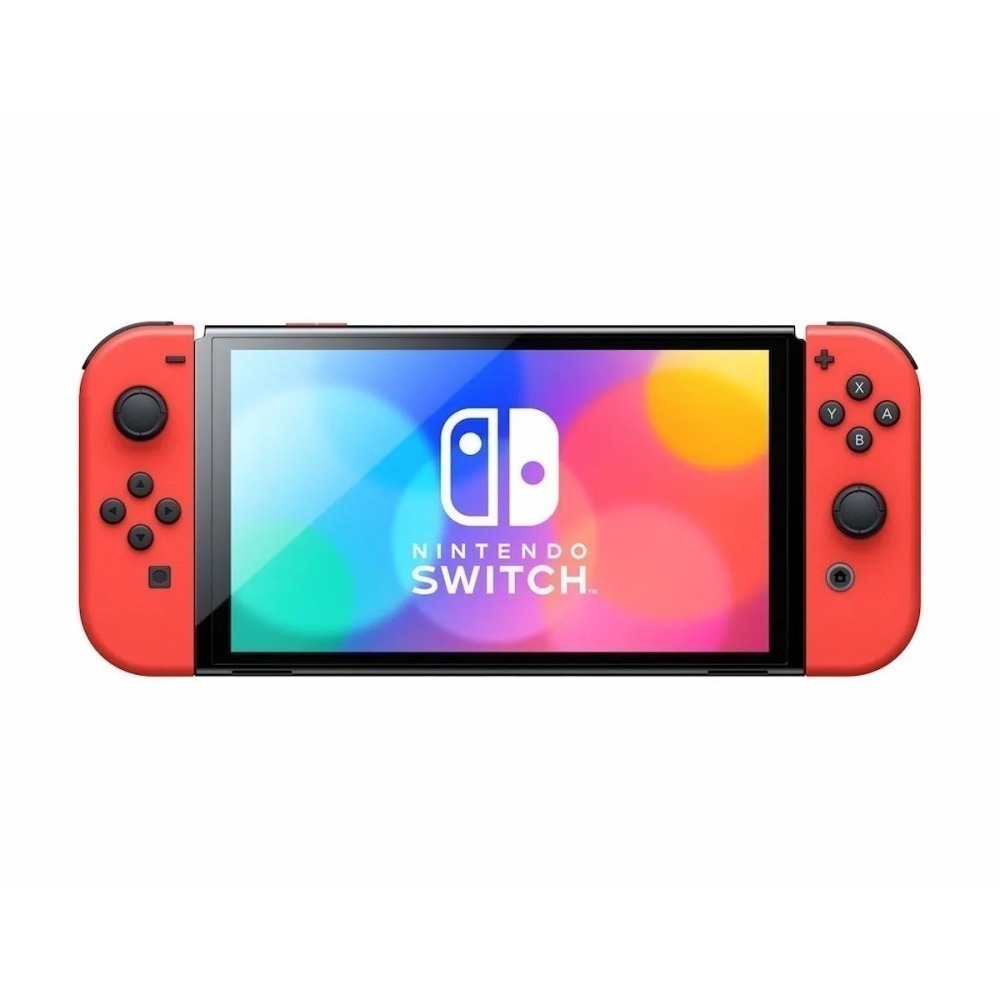 【‎Nintendo任天堂】Switch OLED主機 瑪利歐 亮麗紅 特仕機 一年保固 台灣公司貨 全新現貨-細節圖4