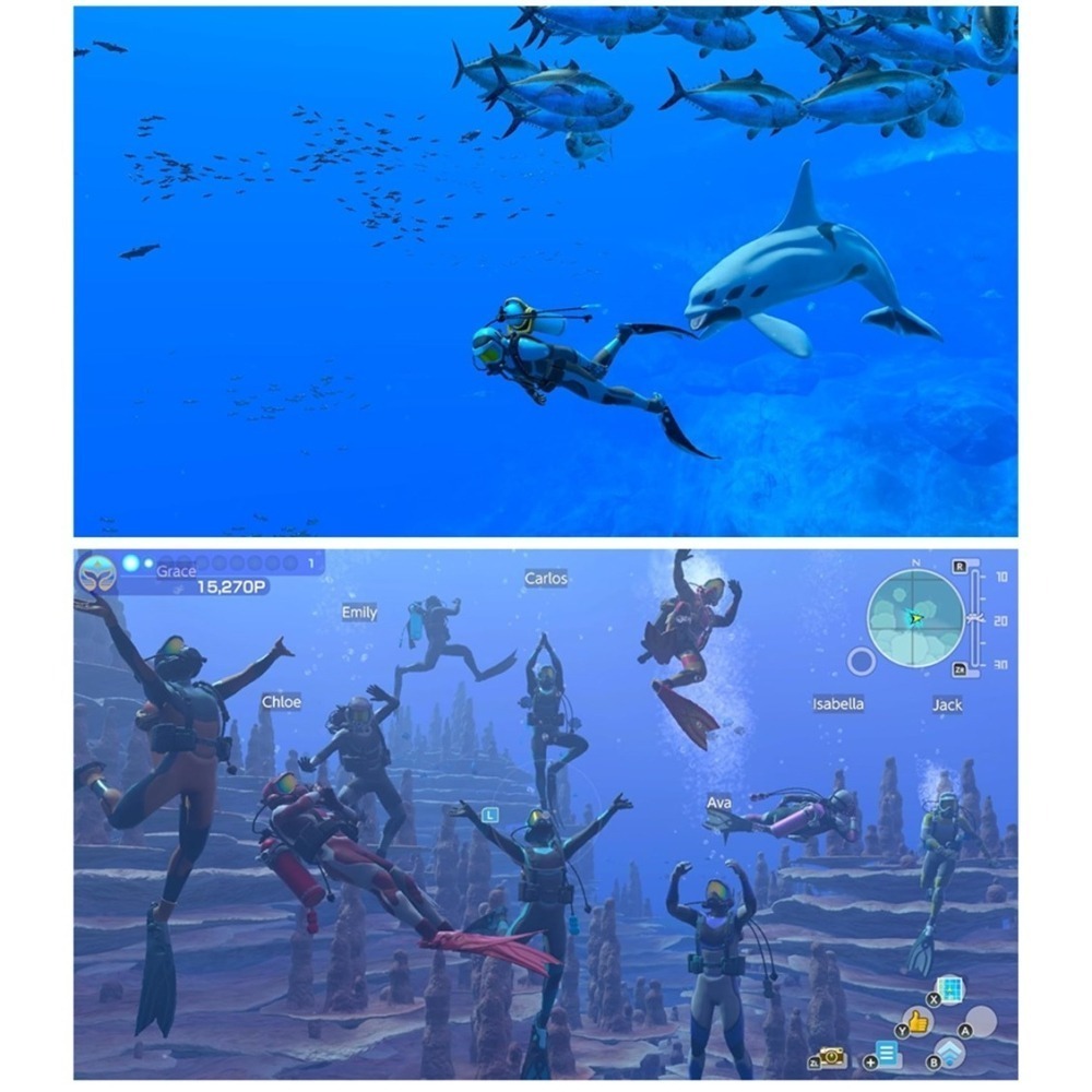 Nintendo 任天堂 Switch 永恆蔚藍 流光 中文版-細節圖4