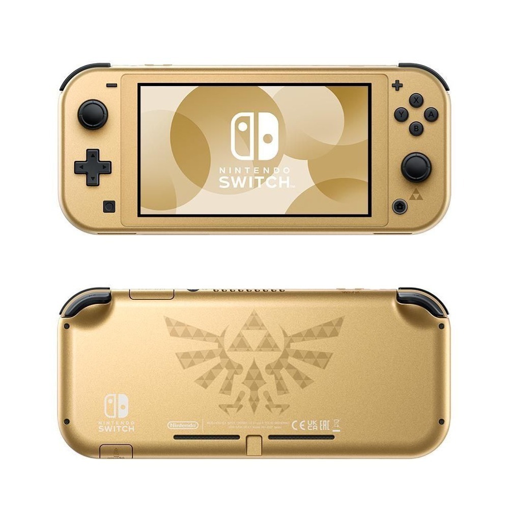 任天堂 Switch Lite 特別版主機 海拉魯版 搭 原廠收納包(白)-細節圖4