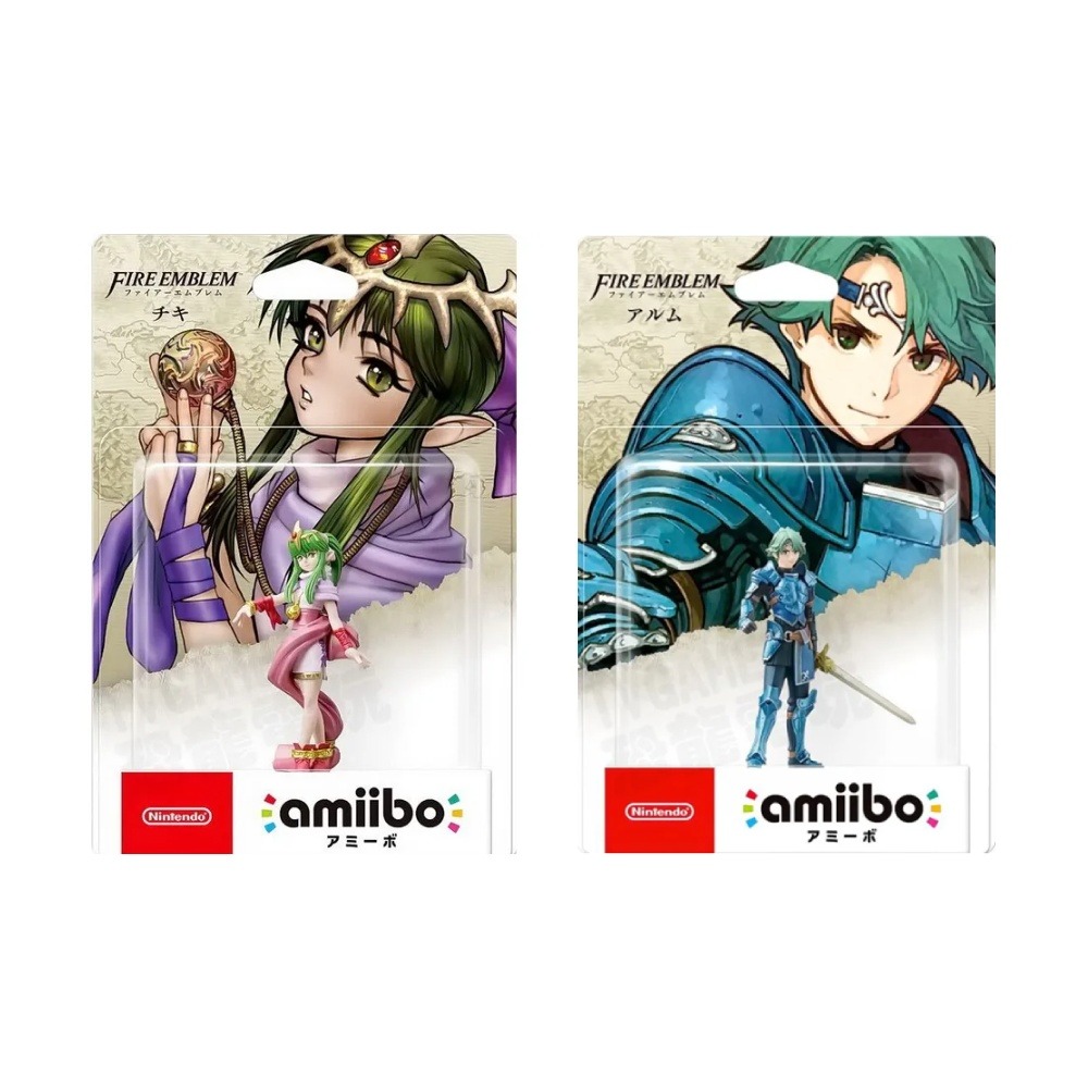 任天堂 Switch Amiibo 聖火降魔錄 阿雷姆 琪姬 聖火 公仔-細節圖2