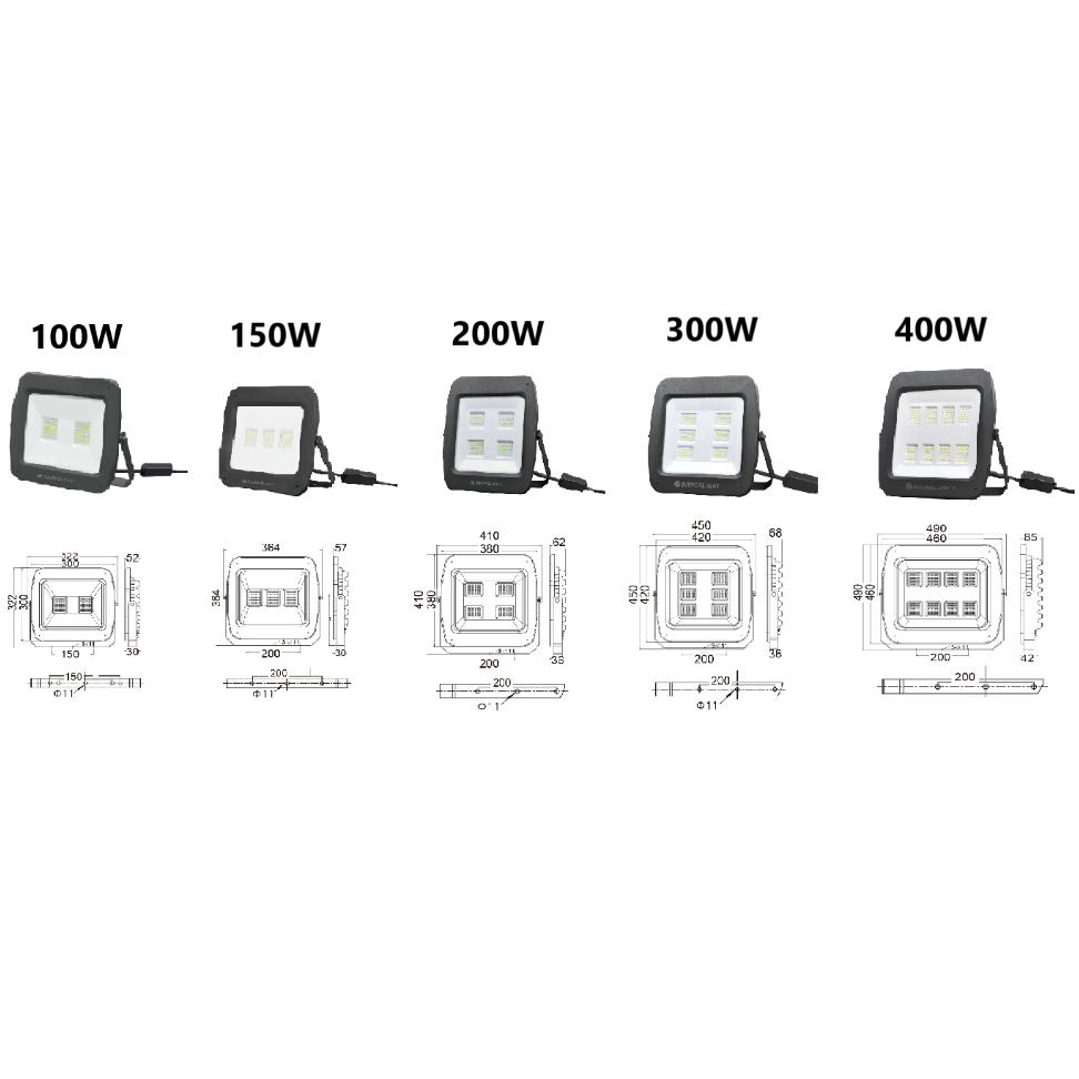 【舞光原廠授權/阿波羅泛光燈】含稅開發票 舞光 LED 泛光燈 100W 150W 200W 300W 400W 投射燈-細節圖3