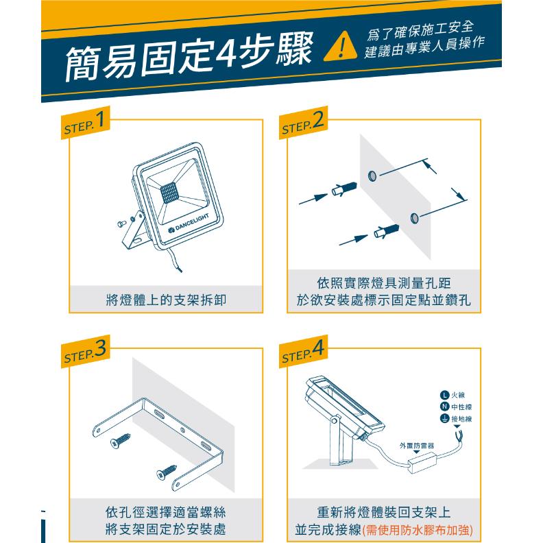 【舞光原廠授權/阿波羅泛光燈】含稅開發票 舞光 LED 泛光燈 100W 150W 200W 300W 400W 投射燈-細節圖4