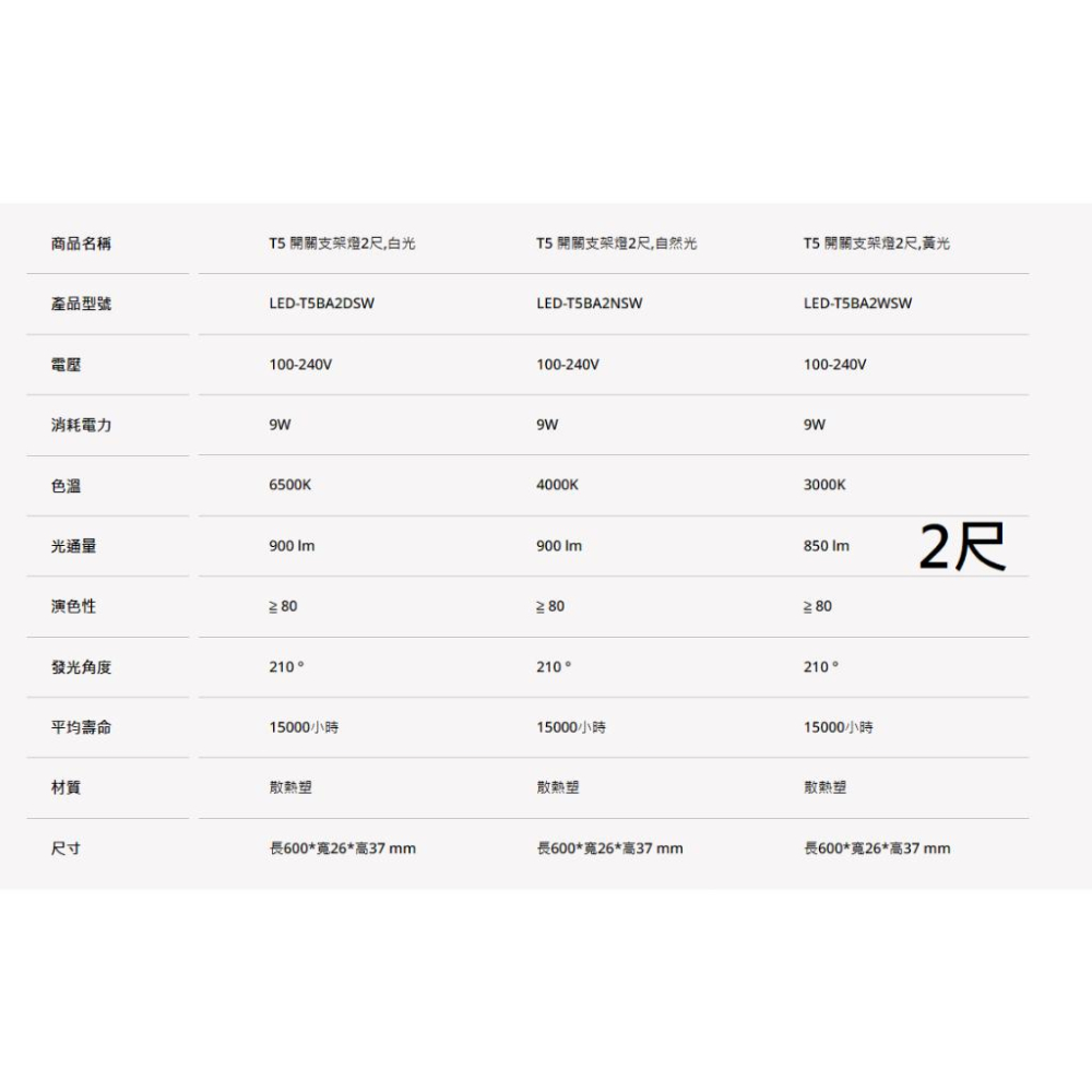 【舞光原廠授權 / T5 開關支架燈】含稅開發票 舞光 LED T5支架燈 1尺 2尺 4尺 櫥櫃燈 層板燈 一體式-細節圖3