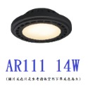 【舞光原廠授權經銷商】含稅開發票 AR111 9W 14W  黑色  LED 銀色 崁燈 嵌燈 方形崁燈燈泡 軌道燈燈泡-規格圖1