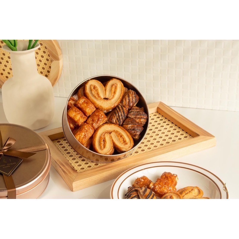 甜忌廉甜點店 Crema&sugar  四拼蝴蝶酥 綜合蝴蝶酥 美食代購 啵啵酥 蝴蝶酥 台中伴手禮 台中美食 蝴蝶餅-細節圖5