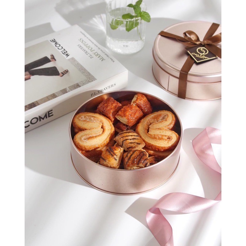 甜忌廉甜點店 Crema&sugar  四拼蝴蝶酥 綜合蝴蝶酥 美食代購 啵啵酥 蝴蝶酥 台中伴手禮 台中美食 蝴蝶餅-細節圖7