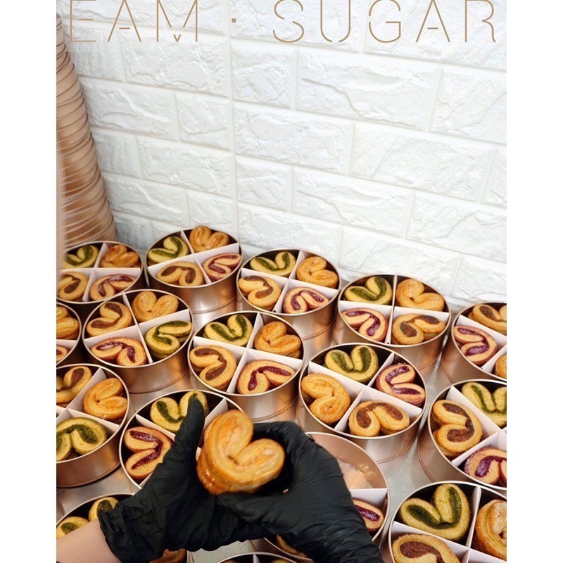 甜忌廉甜點店 Crema&sugar  四拼蝴蝶酥 綜合蝴蝶酥 美食代購 啵啵酥 蝴蝶酥 台中伴手禮 台中美食 蝴蝶餅-細節圖9