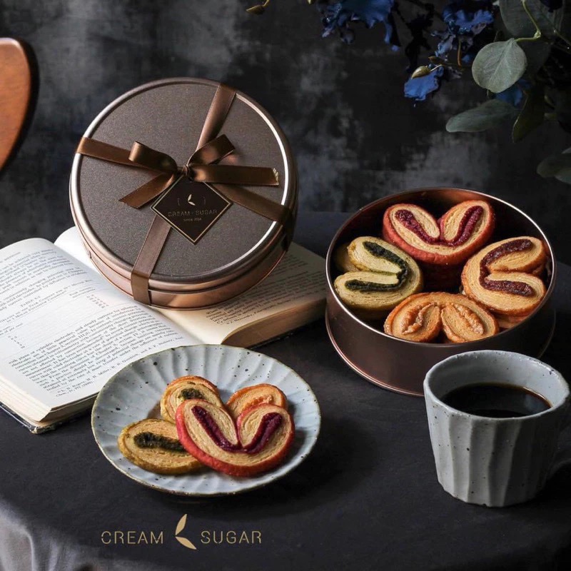 四拼蝴蝶酥［原味、紫薯、抹茶、草莓］