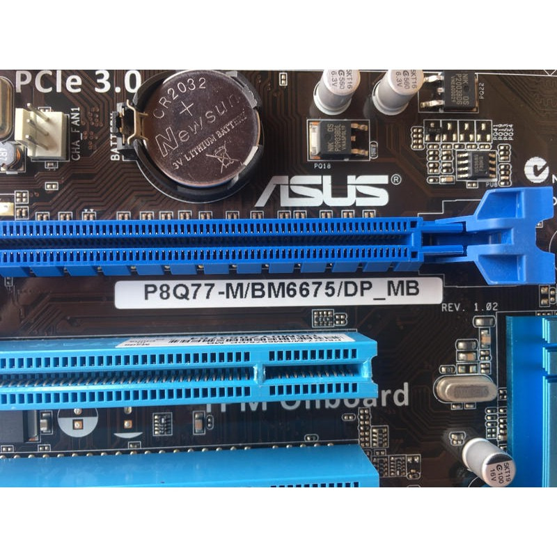 主機板 ASUS P8Q77-M(BM6675)/1155/DDR3/NVME BIOS、M.2轉接卡選購/保固30日-細節圖2