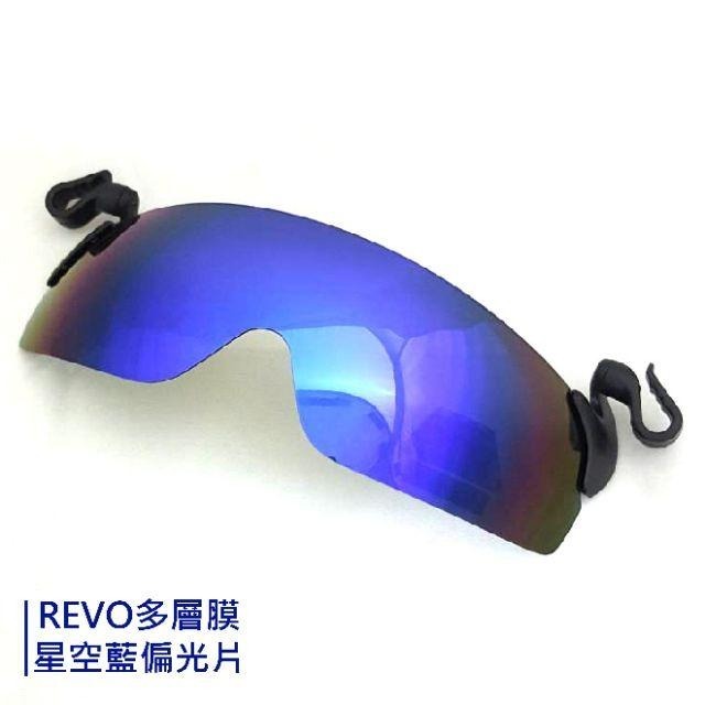 【現貨｜顏色齊】德國偏光鏡片 Revo多層膜電鍍 夾帽式 眼鏡 可上掀 防眩光 鴨舌帽/棒球帽適用 符合CNS標準-細節圖5