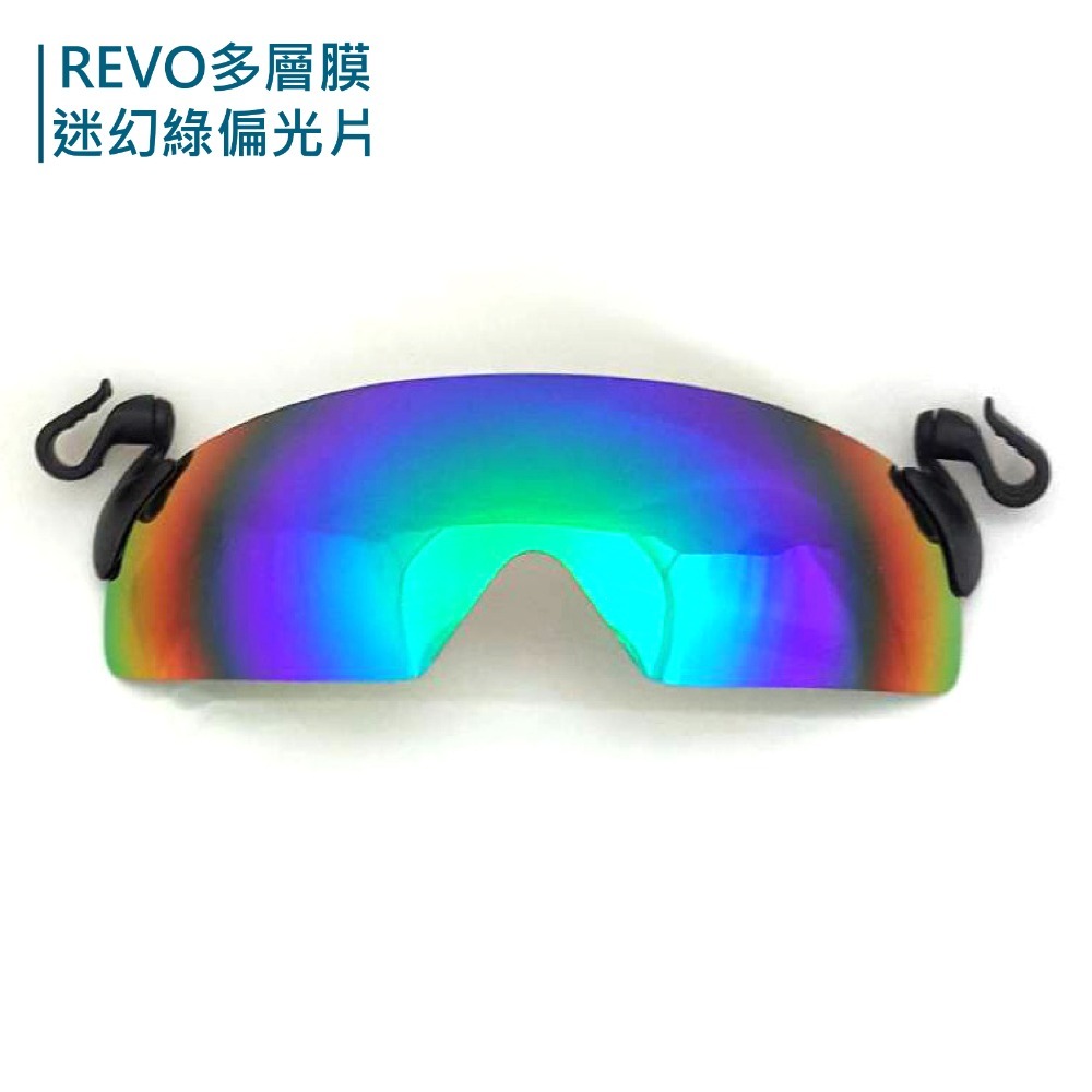 【現貨｜顏色齊】德國偏光鏡片 Revo多層膜電鍍 夾帽式 眼鏡 可上掀 防眩光 鴨舌帽/棒球帽適用 符合CNS標準-規格圖9