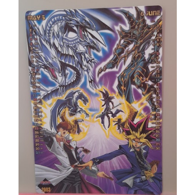 年代早期古早懷舊絕版收藏稀有文具 遊戲王 墊板 武藤遊戲 闇遊戲 亞圖姆 海馬瀨人 黑魔導 青眼白龍 歐西里斯的天空龍-細節圖4