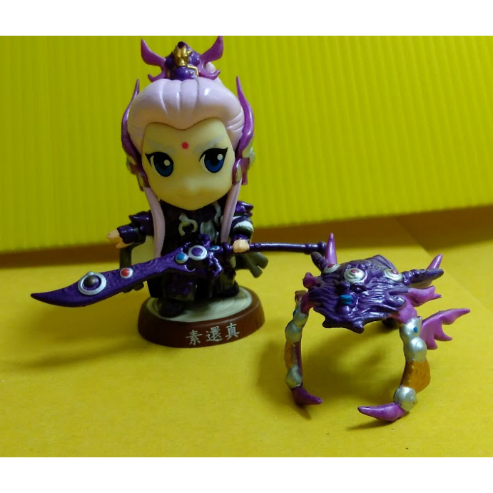 霹靂布袋戲全家霹靂Q版場景組合公仔 第13代 霹靂場景公仔II 俠影天驕 珍藏盒公仔 素還真 天紫戰甲版 滄耳刀 戰甲素-細節圖3