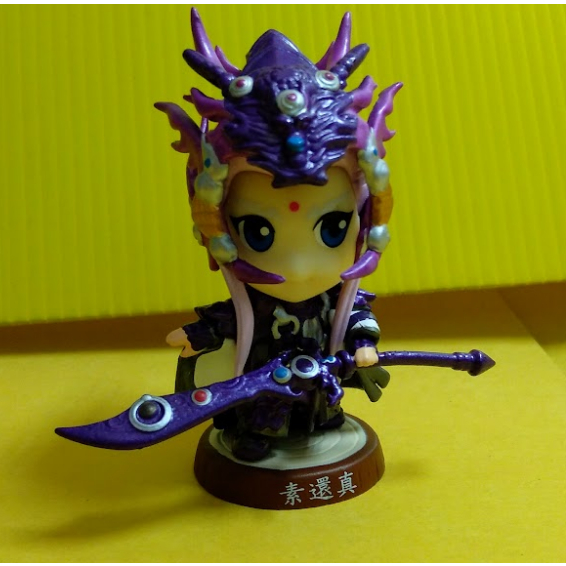 霹靂布袋戲全家霹靂Q版場景組合公仔 第13代 霹靂場景公仔II 俠影天驕 珍藏盒公仔 素還真 天紫戰甲版 滄耳刀 戰甲素-細節圖5